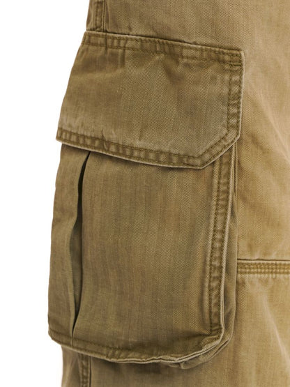 Adjustable workwear seven-minute pants【s0000013428】