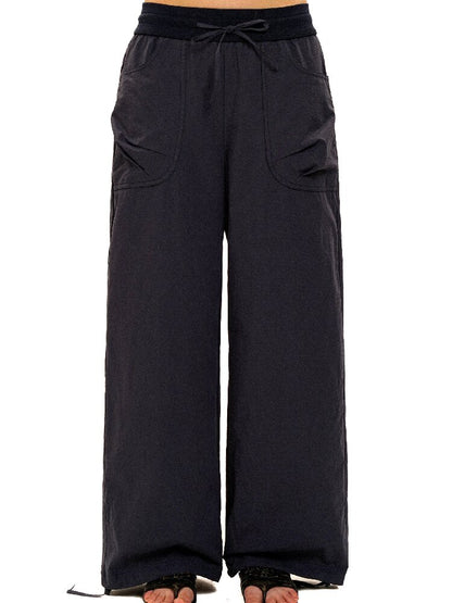 Threaded Waist Drawstring Pants【s0000017438】