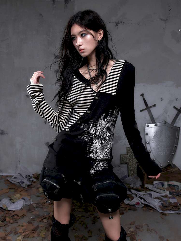 Five-Pointed Star Knit Base Top【s0000014655】