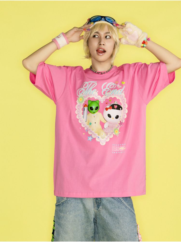 Printed Loose T-Shirt【s0000012461】