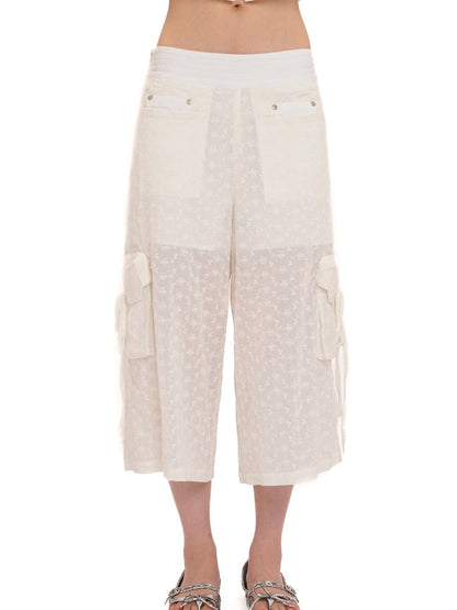 Cotton Jacquard Textured Cool Pants【s0000013459】