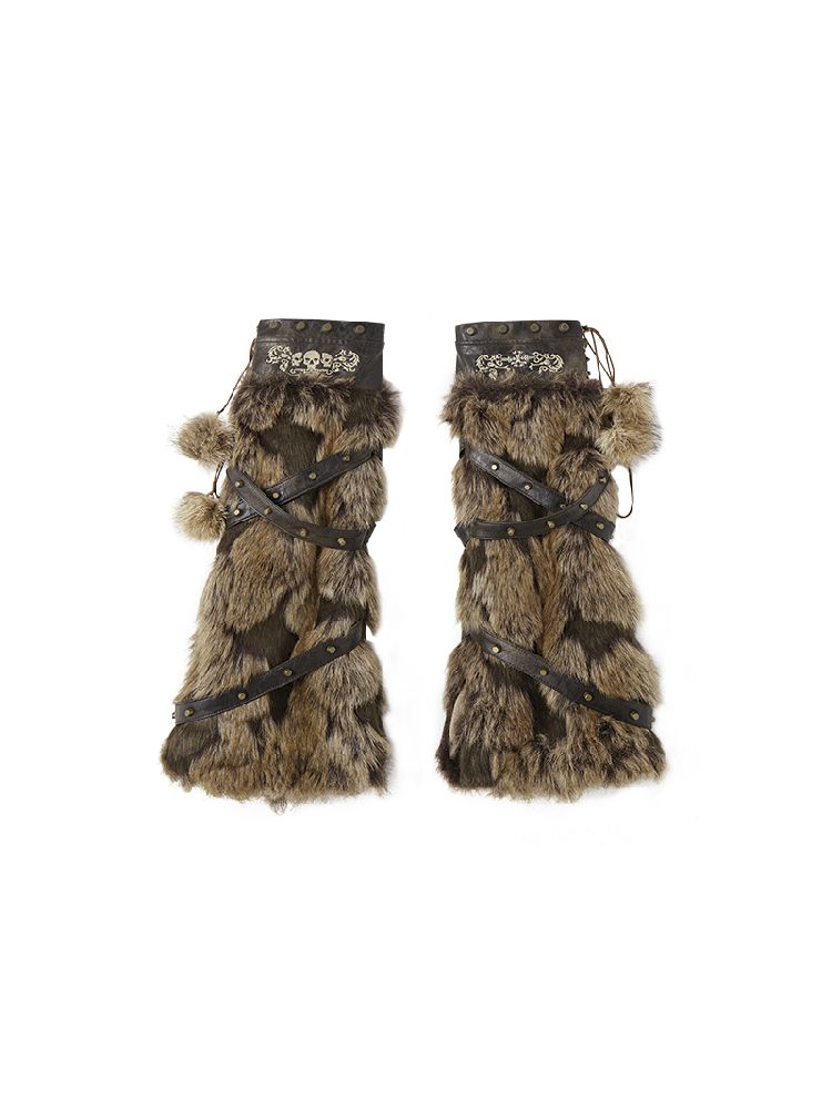 PatchWork Fur Leggings [S0000010390]