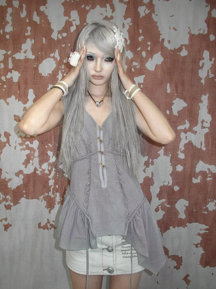 Forest Vintage Irregular Vest Strap【s0000017976】