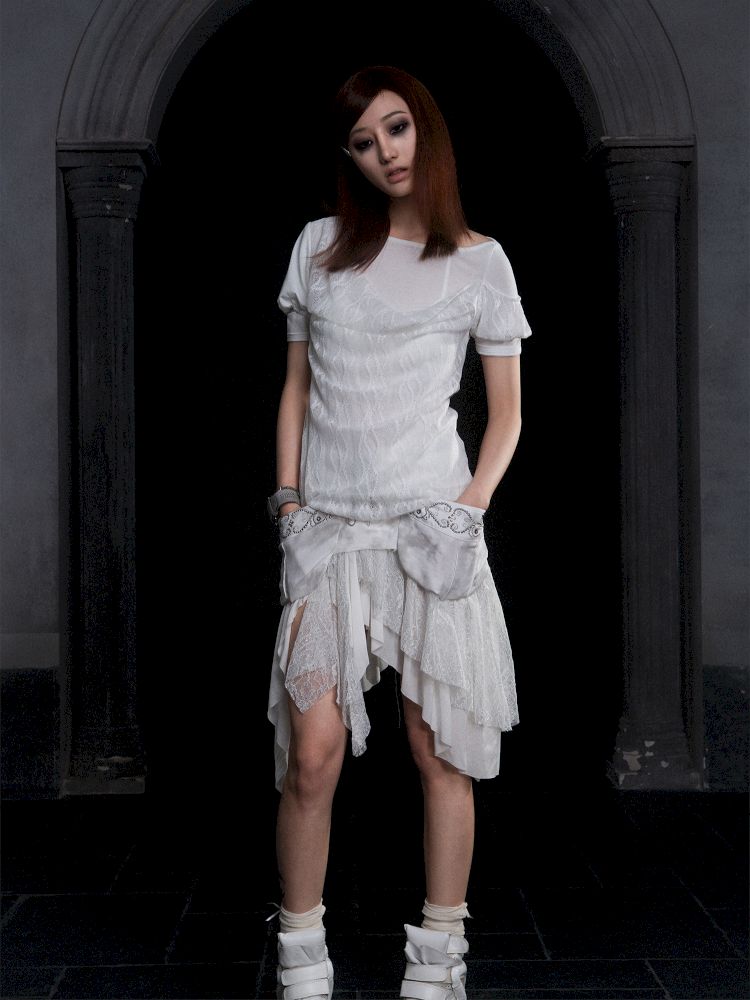 Bubble short sleeve t-shirt【s0000012309】