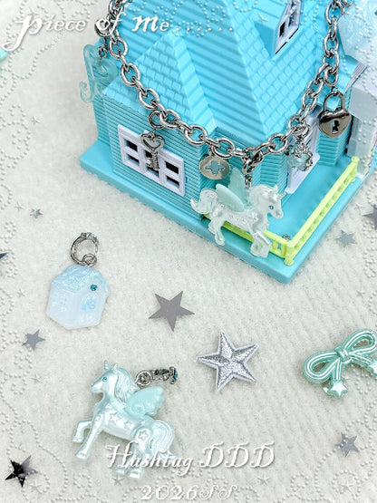 Quirky Unicorn Little House Jewelry【s0000017481】