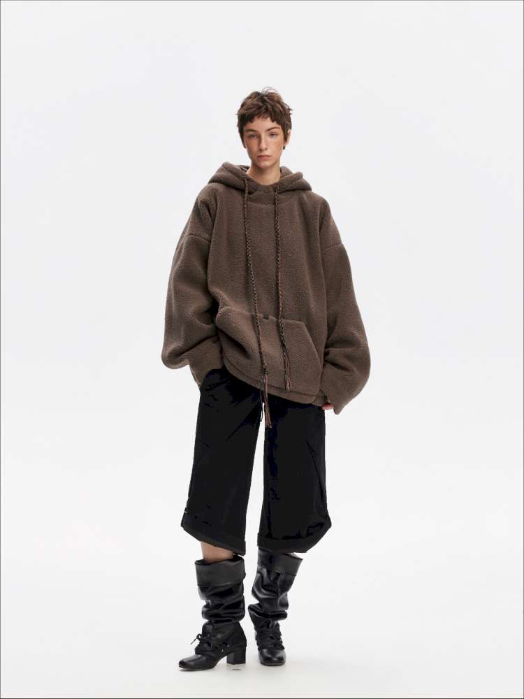 Drawstring Loose Hooded Jacket【s0000015060】
