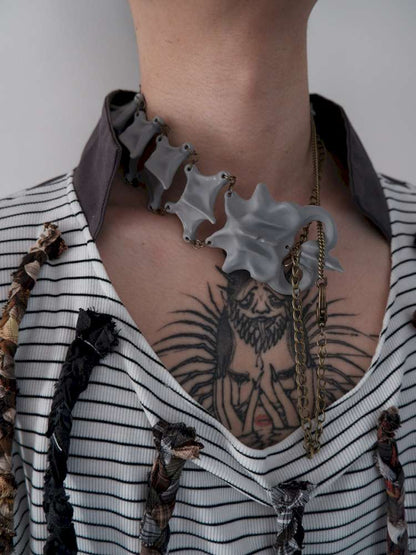 Symbiotic Bones Skeleton Necklace【s0000015153】