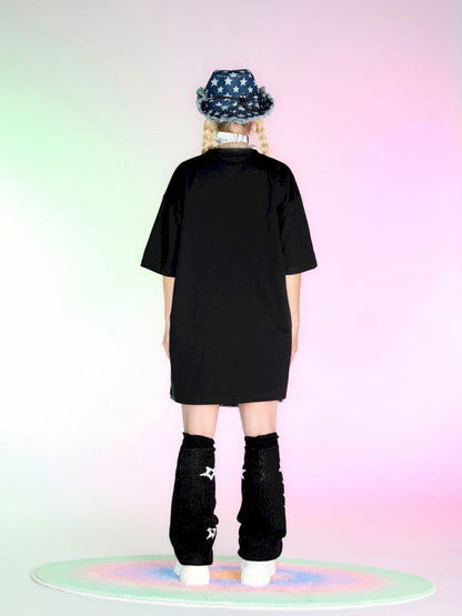 Eyes Loose Short Sleeve American T-Shirt【s0000007163】