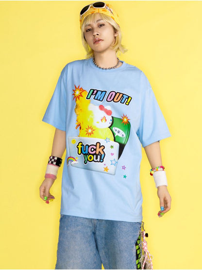 Street Hip Hop Loose T-Shirt【s0000012460】