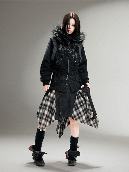 Leather Halter Long Skirt【s0000011253】