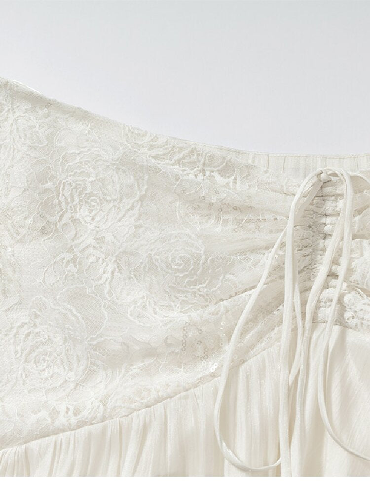 Dreamy Heiress Lace Chiffon Dress【s0000017984】