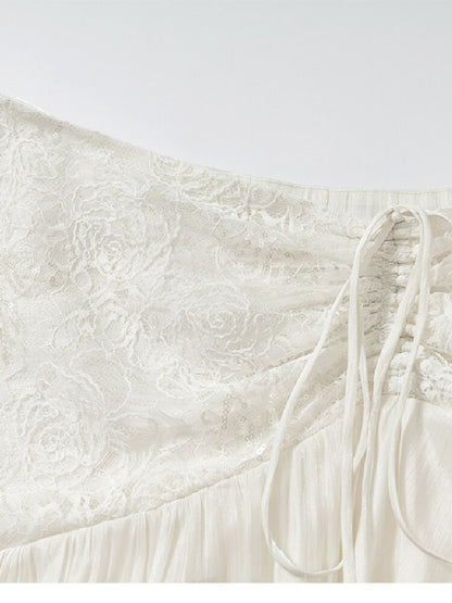 Dreamy Heiress Lace Chiffon Dress【s0000017984】