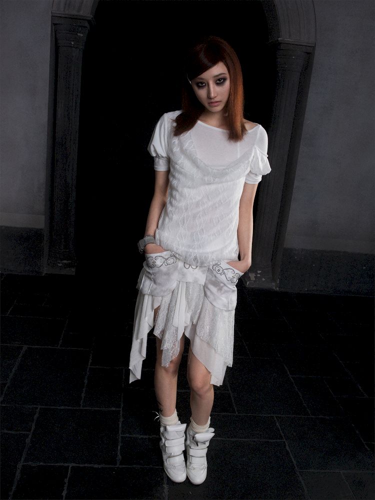 Lace Low Waist Half Skirt【s0000012313】