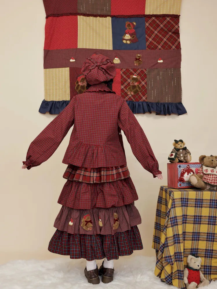 Bow-tie ruffled oversized shirt【s0000014172】