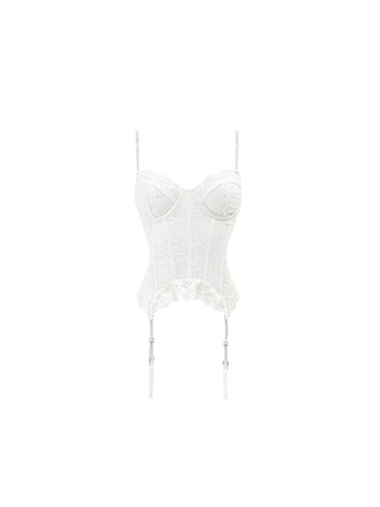 ROMANTIC SUMMER LACE FISHBONE CORSET [S0000009422]