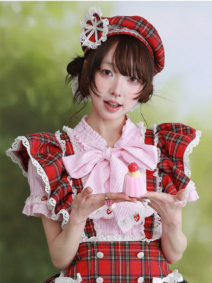 Red Vintage Antique Lolita Beret【s0000016558】