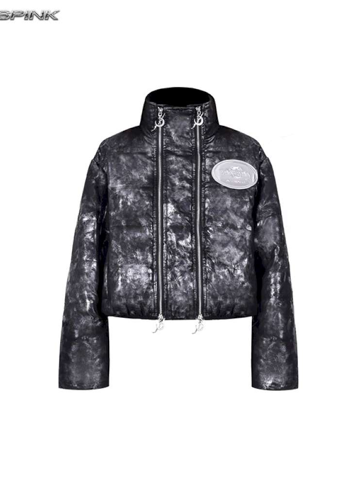 Silver Electric Moon Zipper Jacket【s0000015136】