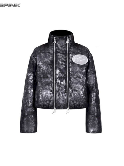 Silver Electric Moon Zipper Jacket【s0000015136】