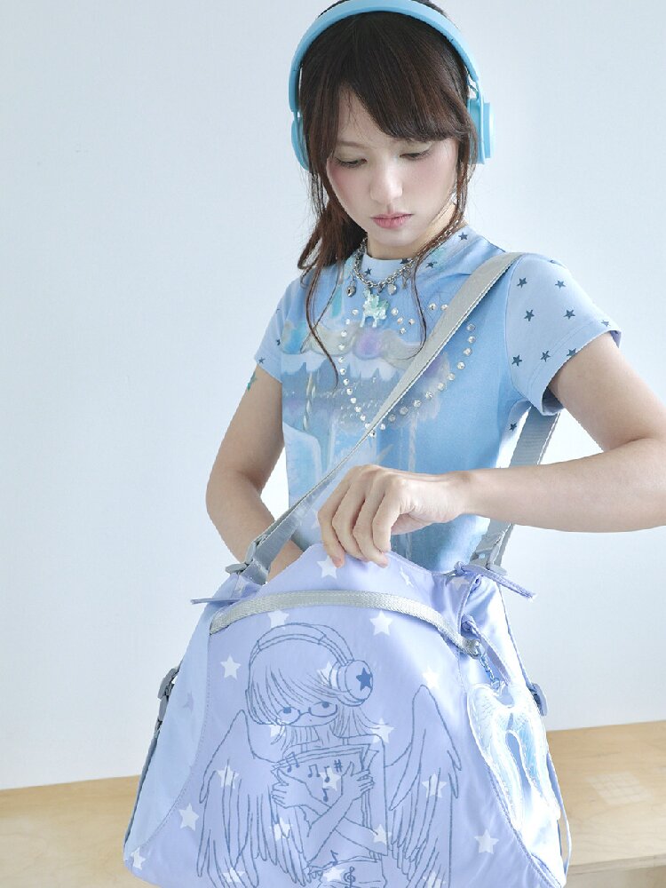 Double Sided Angel Star Multifunctional Bag【s0000017480】