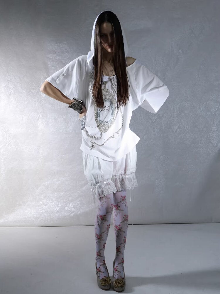 Vintage Gem Print Diamond T-Shirt【s0000015913】