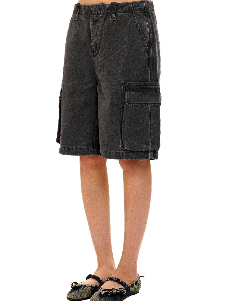 Vintage Distressed Utility Pants【s0000017435】