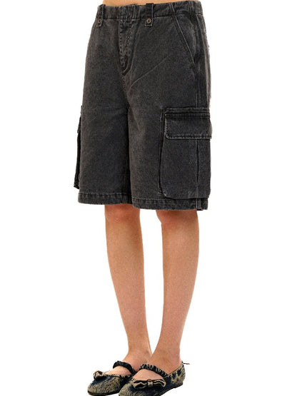 Vintage Distressed Utility Pants【s0000017435】