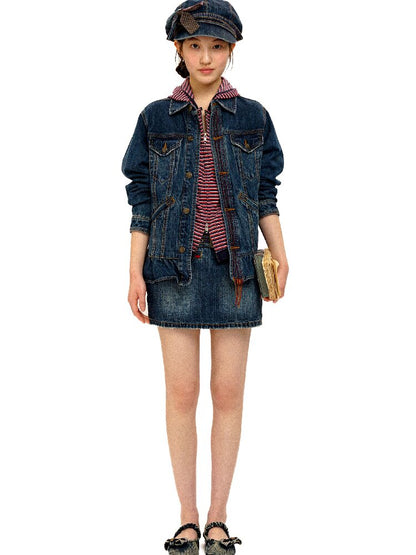 Tencel Wool Stripe Cardigan【s0000016418】