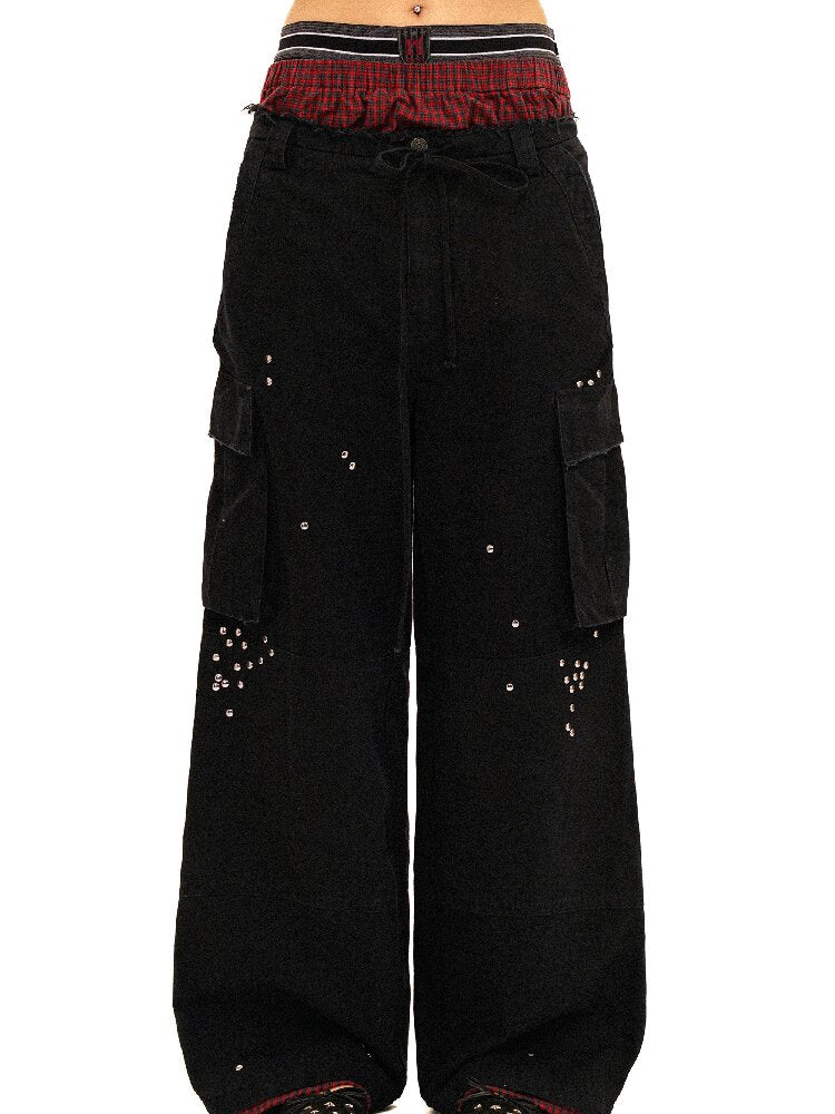 College Bandeau Suspender Pants【s0000016438】