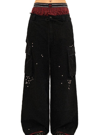 College Bandeau Suspender Pants【s0000016438】