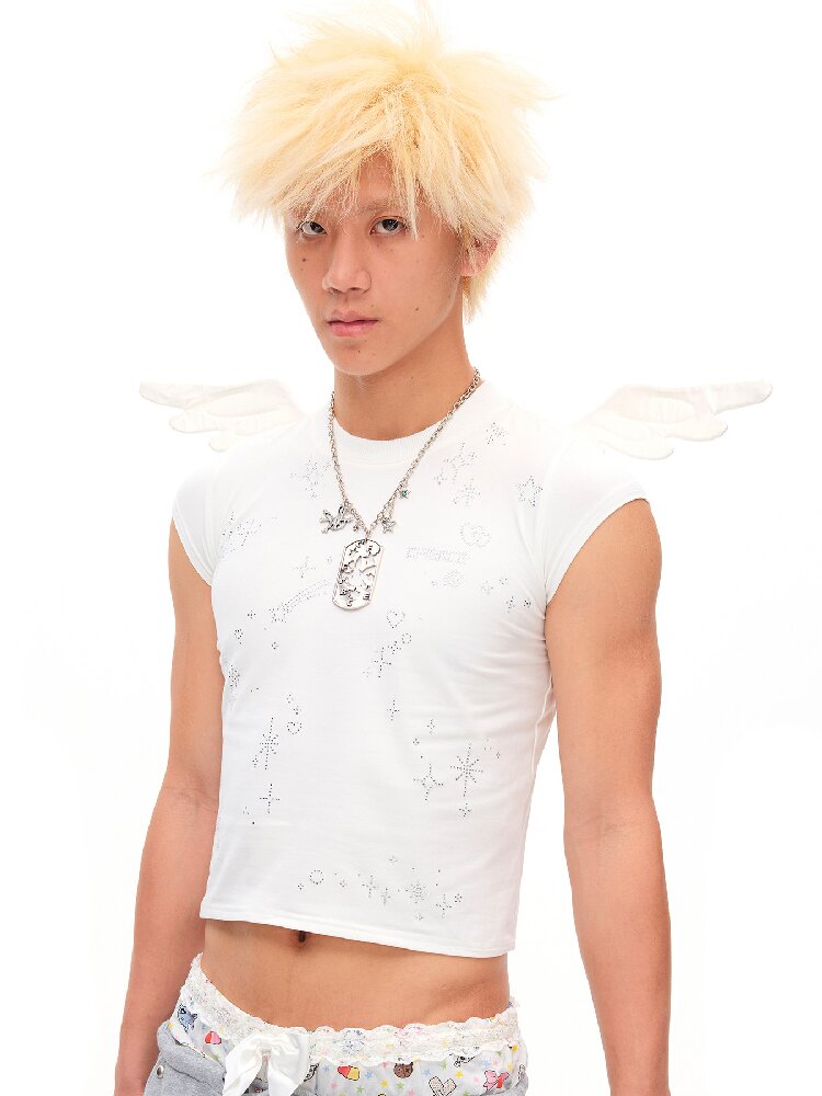 Starlight Diamond Angel Wing Tee【s0000016494】