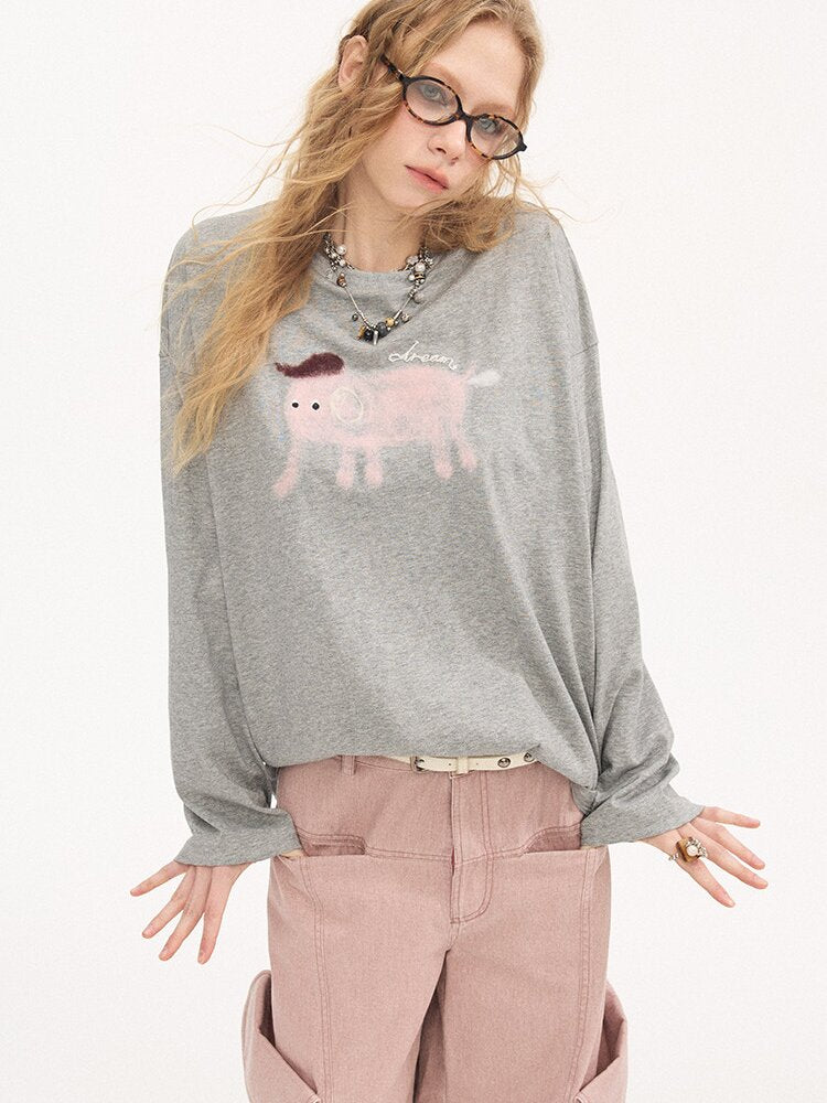 Mottled Baby Elephant T-shirt【s0000015893】