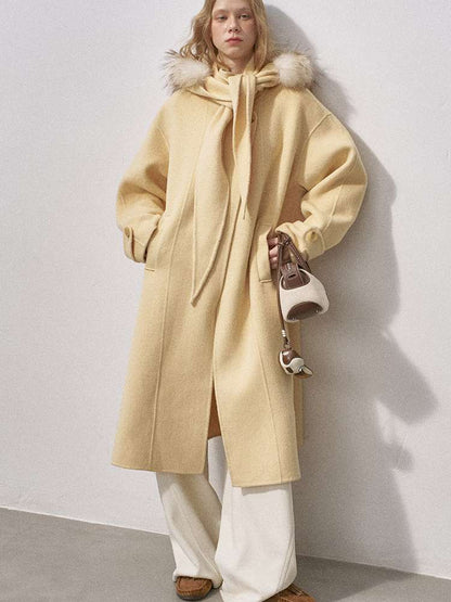 Real Fur Hooded Reversible Coat【s0000015231】