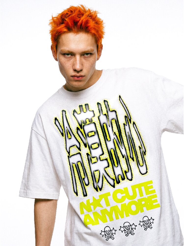 Cold Heart Slogan Loose T Shirt【s0000017113】