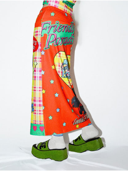 Reversible American Print Skirt【s0000016699】