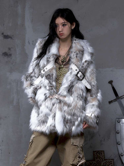 Eco-Friendly Faux Fur Coat【s0000014479】