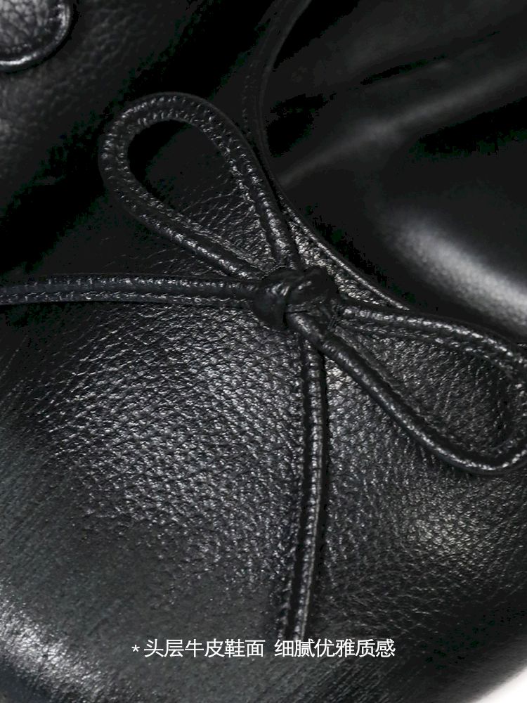 Carved Single Buckle Ballet Shoes【s0000013438】