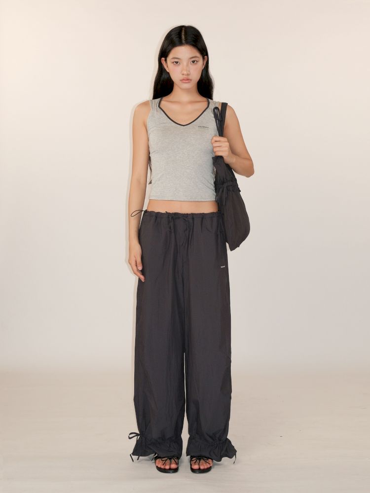 Collision color side sleeveless camisole tank top【s0000013440】