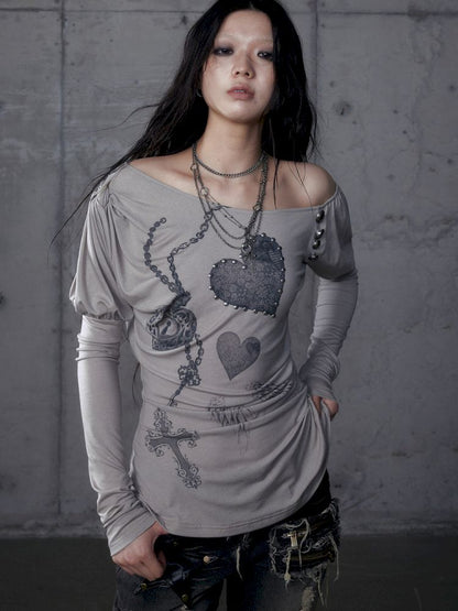 Long Sleeve Knit Bottom Shirt【s0000013465】