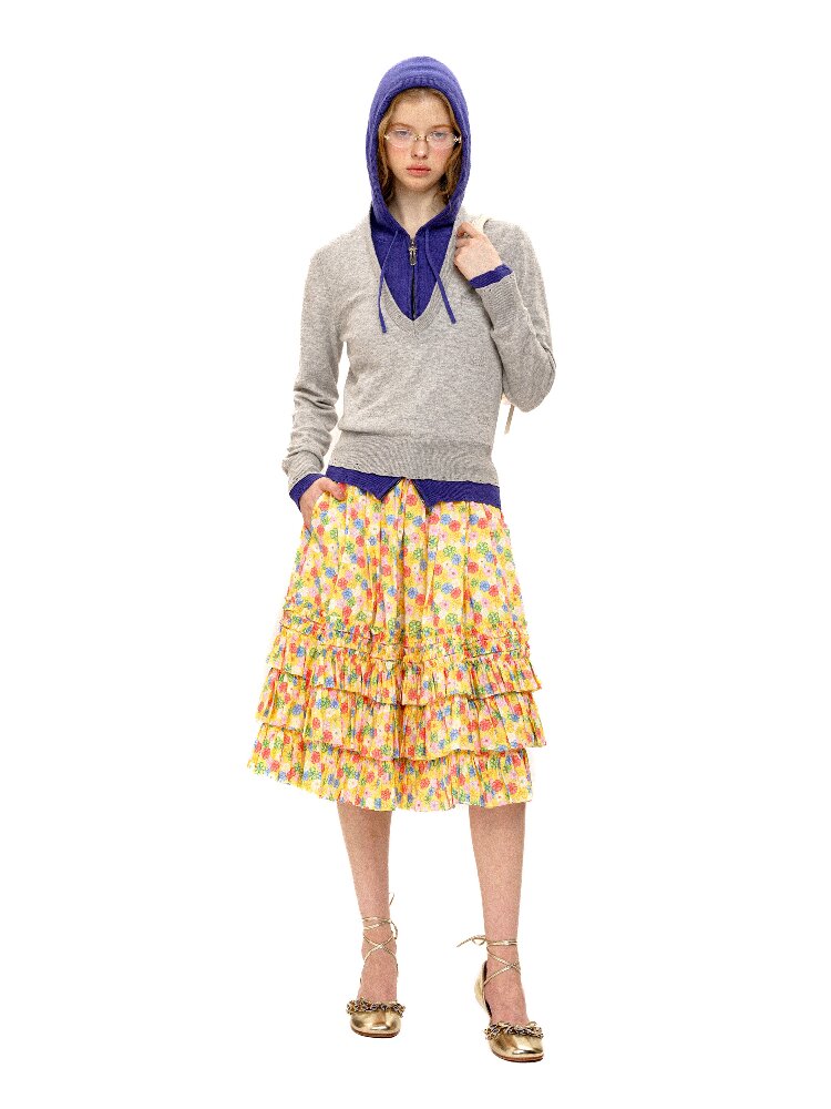 Handmade Patch Leaky Needle Sweater【s0000016119】