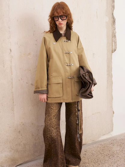 Cotton-lined trench coat【s0000014076】