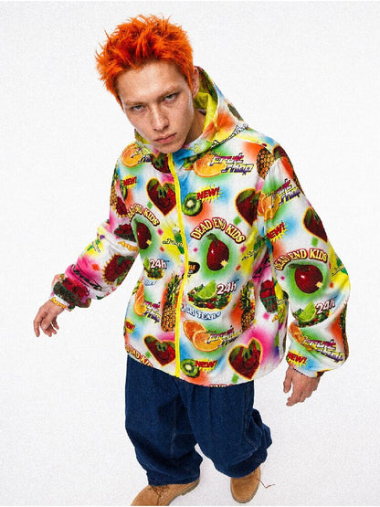 Teflon Colorful Fruit Sports Jacket【s0000017852】
