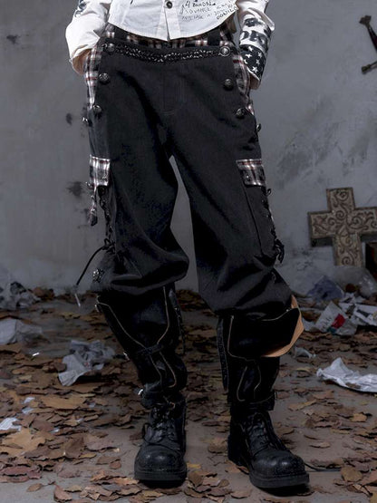Vintage Punk Court Lantern Trousers【s0000014650】