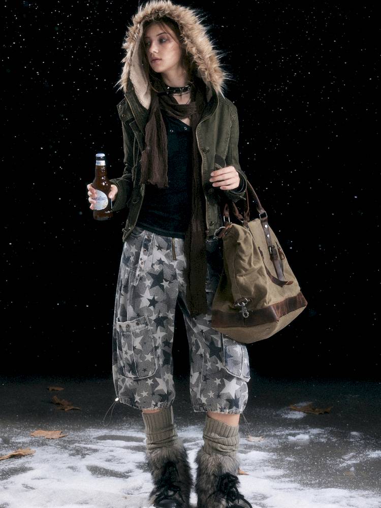 Hooded Short Cotton Jacket【s0000014432】