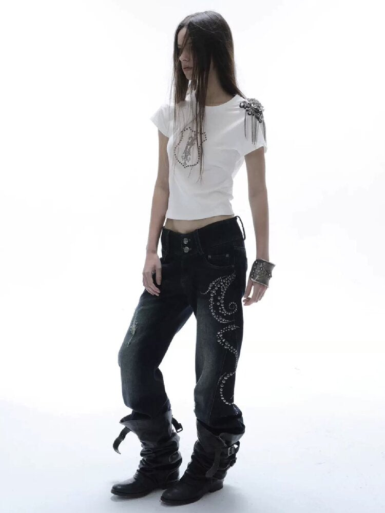 Hot Diamond Slim Short T-Shirt【s0000016572】