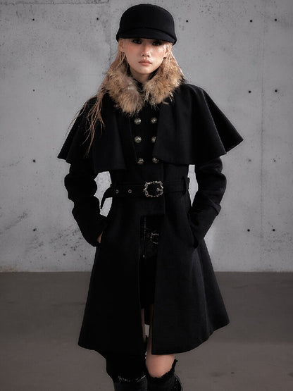 Modern Court Heiress Wool Cape Jacket【s0000019150】