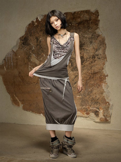 Original Irregular Sleeveless Vest Top【s0000016882】