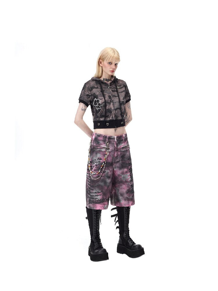 Riveted Coating Camo Wasteland Jeans【s0000017722】