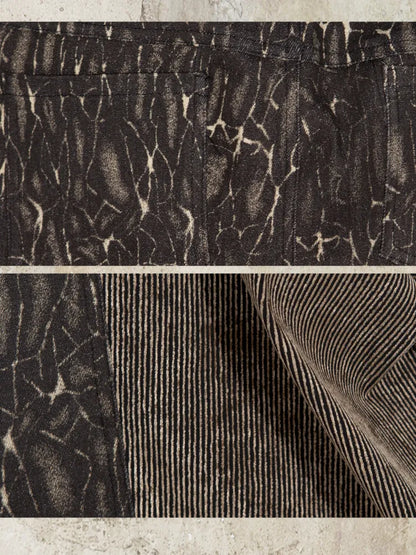 Pleated Accents Stylish Slim-Fit Long Flared Pants【s0000014130】