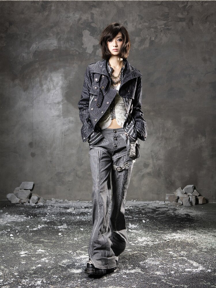 Fake Two Denim Patchwork Jacket【s0000015947】