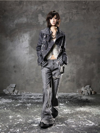Fake Two Denim Patchwork Jacket【s0000015947】